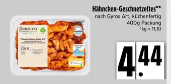 Edeka Donautal geflügel hähnchen-geschnetzeltes Angebot