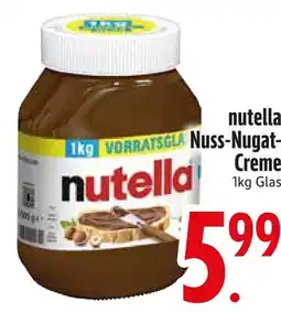 Edeka Nutella nuss-nugat-creme Angebot