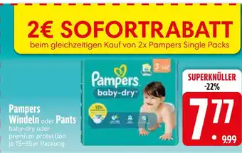 Edeka Pampers windeln oder pants Angebot