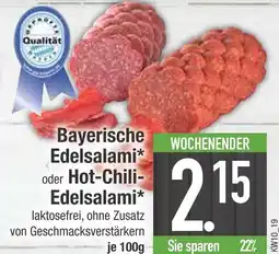 Edeka Bayerische edelsalami oder hot-chili-edelsalami edelsalami Angebot