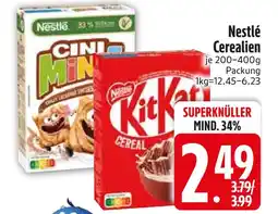 Edeka Nestlé cini minis oder kitkat cereal Angebot