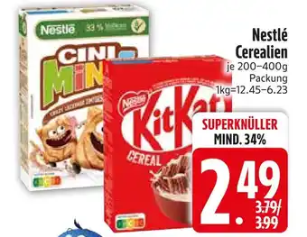 Edeka Nestlé cini minis oder kitkat cereal Angebot