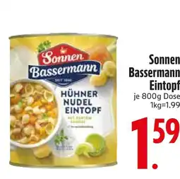 Edeka Sonnen bassermann hühner nudel eintopf Angebot