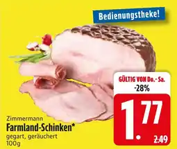 Edeka Zimmermann farmland-schinken Angebot