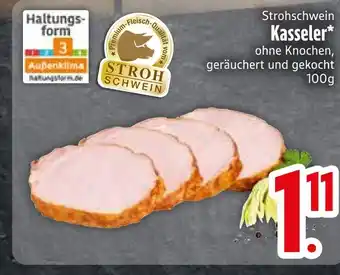 Edeka Stroh schwein kasseler Angebot