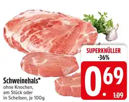 Edeka Schweinehals Angebot