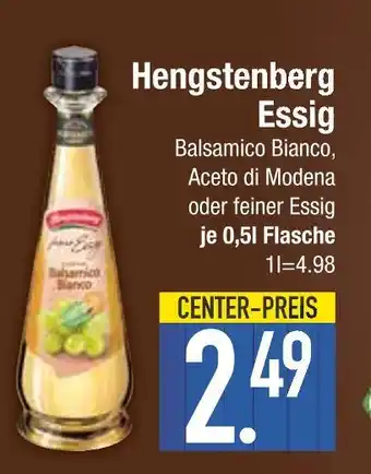 Edeka Hengstenberg balsamico bianco oder aceto di modena oder feiner essig Angebot