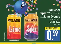 Edeka Paulaner spezi oder limo orange Angebot