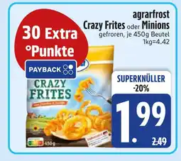 Edeka Agrarfrost crazy frites oder minions Angebot