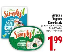 Edeka Simply v veganer käse-ersatz Angebot