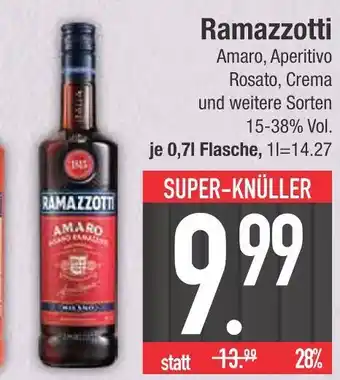 Edeka Ramazzotti je 0,7l flasche Angebot