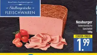 Edeka Südbayerische fleischwaren neuburger Angebot