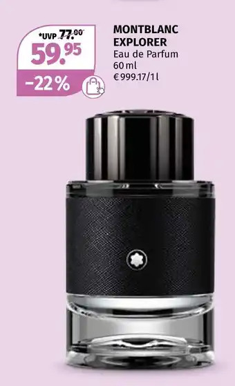 Müller Montblanc explorer Angebot