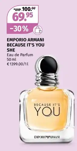 Müller Emporio armani because it's you she Angebot