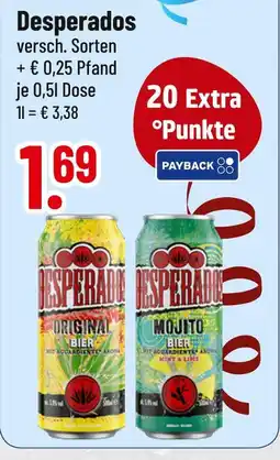 trinkgut Desperados original bier oder mojito bier Angebot