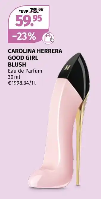 Müller Carolina herrera good girl blush Angebot