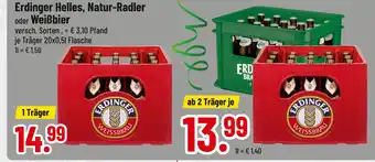 trinkgut Erdinger helles, natur-radler oder weißbier Angebot