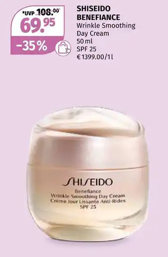 Müller Shiseido benefiance Angebot