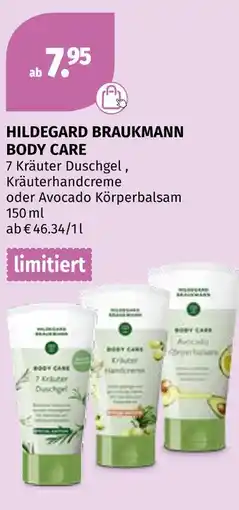 Müller Hildegard braukmann body care Angebot