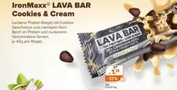 Müller Ironmaxx lava bar cookies & cream Angebot