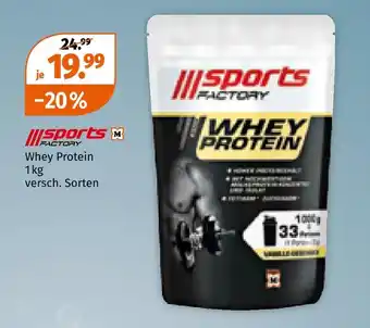 Müller Sports factory whey protein Angebot