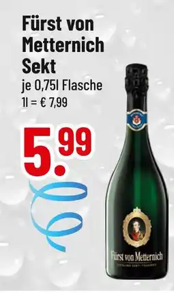 trinkgut Fürst von metternich sekt Angebot