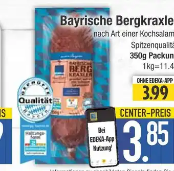 Edeka Qualität bayrische bergkraxl Angebot