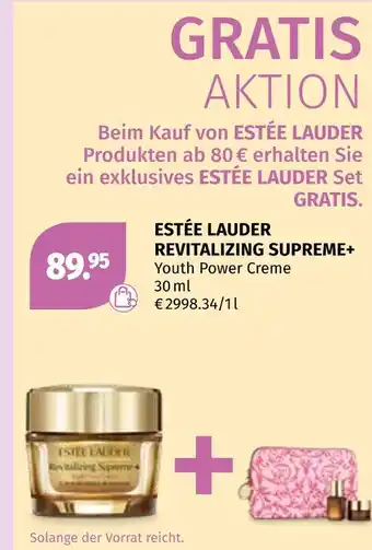 Müller Estée lauder revitalizing supreme+ Angebot