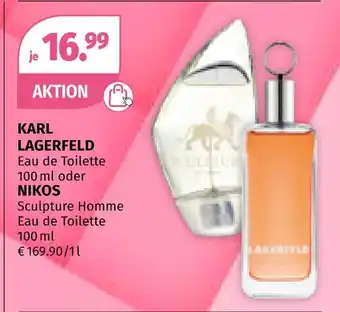 Müller Karl lagerfeld oder nikos eau de toilette oder sculpture homme eau de toilette Angebot