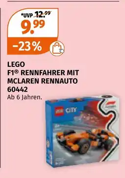 Müller Lego f1 rennfahrer mit mclaren rennauto Angebot