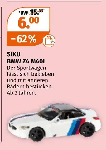 Müller Siku bmw z4 m40i Angebot