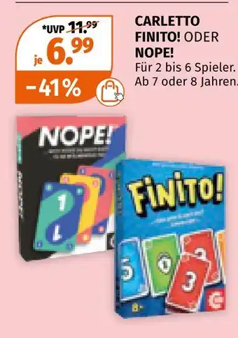 Müller Carletto finito! oder nope! Angebot