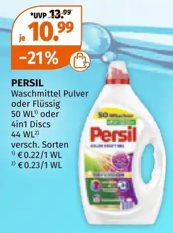 Müller Persil waschmittel Angebot