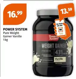 Müller Power system pure weight gainer vanille Angebot