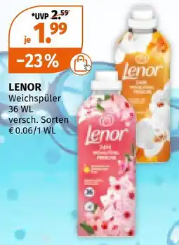 Müller Lenor weichspüler Angebot