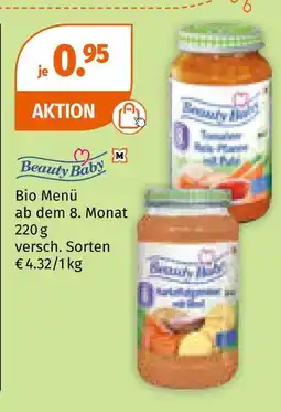 Müller Beauty baby bio menü Angebot