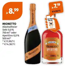 Müller Mionetto alkoholfreier sekt 0,0% oder aperitivo 0,0% Angebot