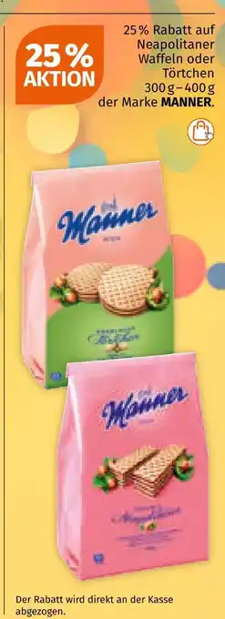 Müller Manner 25 % rabatt Angebot