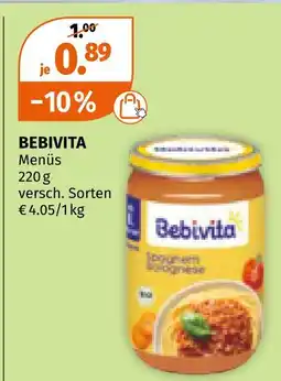 Müller Bebivita menüs Angebot