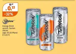 Müller Typhoon energy drink Angebot