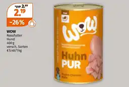 Müller Wow nassfutter hund Angebot