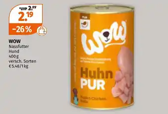 Müller Wow nassfutter hund Angebot