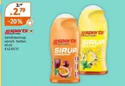 Müller Sports factory getränkesirup Angebot