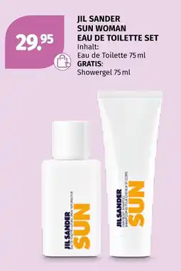 Müller Jil sander sun woman eau de toilette set Angebot