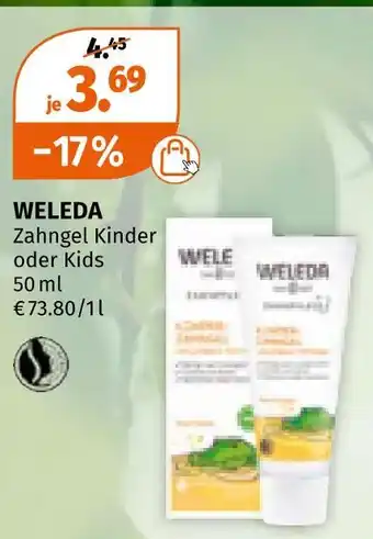 Müller Weleda zahngel kinder oder kids Angebot