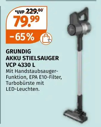 Müller Grundig akku stielsauger vcp 4330 l Angebot