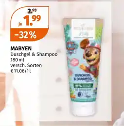 Müller Mabyen duschgel & shampoo Angebot