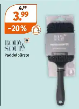 Müller Body&soul paddelbürste Angebot