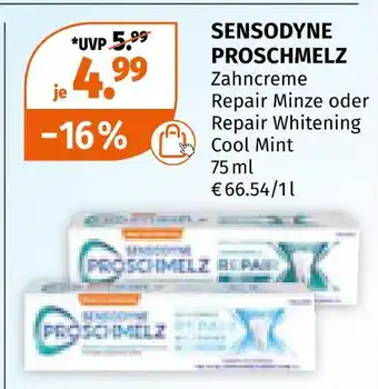 Müller Sensodyne proschmelz Angebot