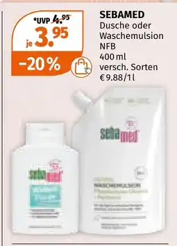 Müller Sebamed dusche oder waschemulsion nfb Angebot